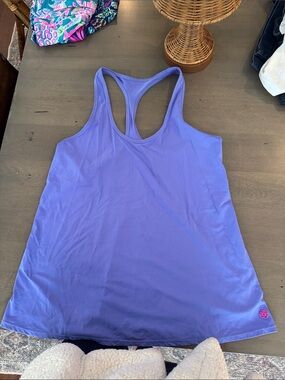 Lilly Pulitzer Lavender Racerback Tank Top